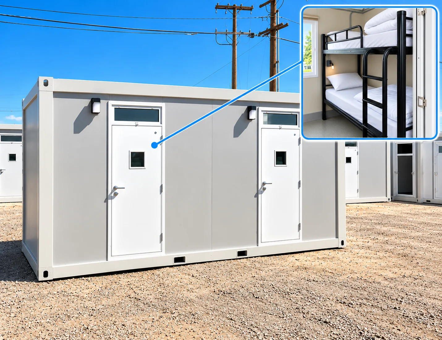 2-Stall Sleeper Trailer